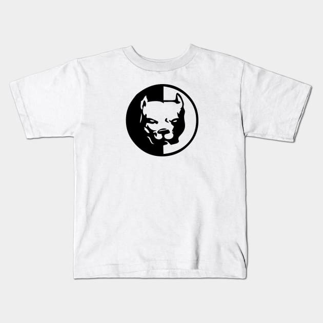 PITBULL ARTWORK Kids T-Shirt by eesomebysrishti